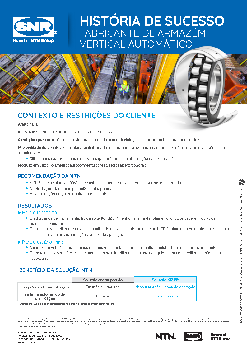 Capa Caso de Sucesso num Fabricante de Sistemas de Armazenamento